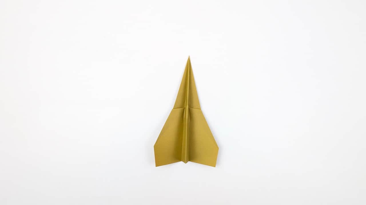 Check the nose is still sharp and the two wing halves align cleanly.