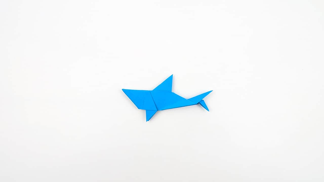 Give the entire model one final firm press to set all the creases.